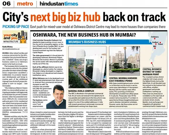 Oshiwara District Centre Andheri Paper 01